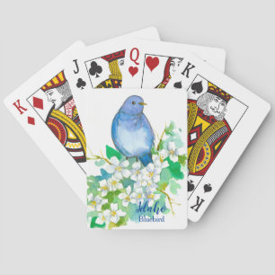 Baraja De Cartas Idaho Souvenir State Bird Mountain Bluebird