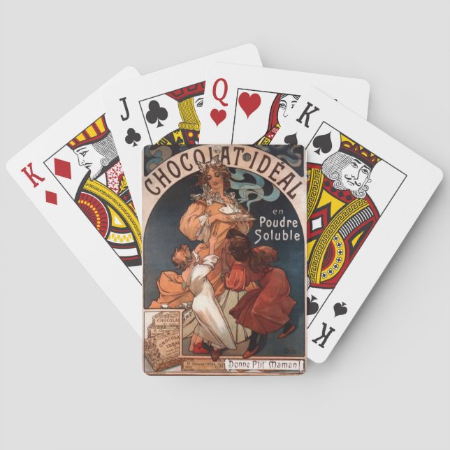 Baraja De Cartas Ideal de chocolate (Reverso)