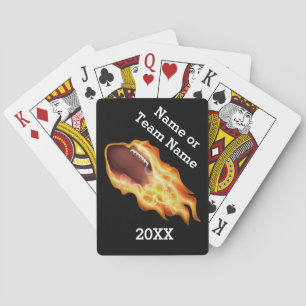 Baraja De Cartas Ideas del regalo del equipo de fútbol con NOMBRE y