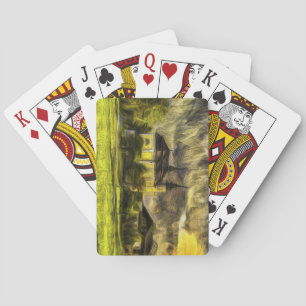 Baraja De Cartas Iglesia de los Alpes austríacos Van Gogh