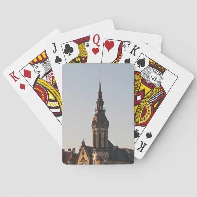 Baraja De Cartas Iglesia reformada de Leipzig, Alemania (Reverso)