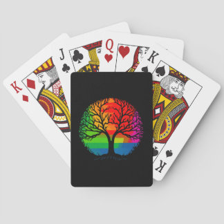 Baraja De Cartas Igualdad y diversidad de árboles LGBTQ