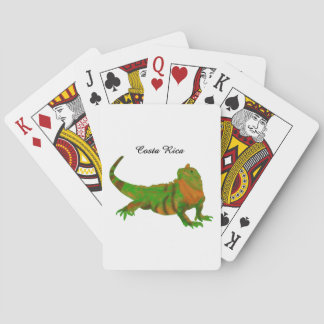 Baraja De Cartas Iguana de Costa Rica