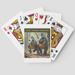 Baraja De Cartas Iguanodones bromeando