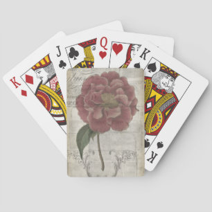Baraja De Cartas III floral francés
