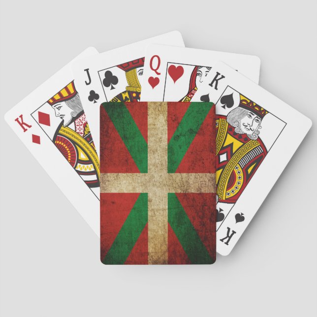Baraja De Cartas Ikurriña antigua (Reverso)