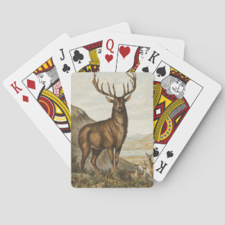Baraja De Cartas Ilustracion Buck de época