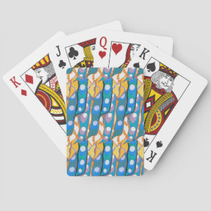 Baraja De Cartas Ilustración continua de patrón abstracto 2