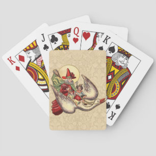 Baraja De Cartas Ilustracion de Antigüedades de Madre Goose