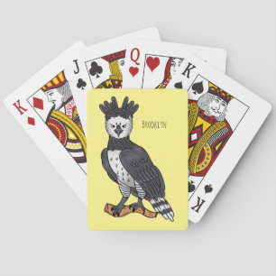Baraja De Cartas Ilustracion de Harpy Eagle personalizado