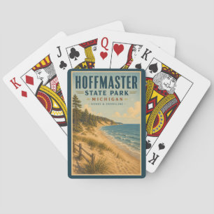 Baraja De Cartas Ilustración de Hoffmaster State Park Michigan Viaj