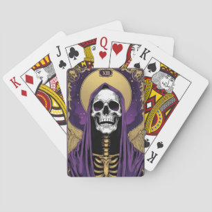 Baraja De Cartas Ilustracion de la tarjeta Tarot de la muerte gótic