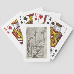 Baraja De Cartas Ilustracion de las dos reglas de Vignola "de Prac