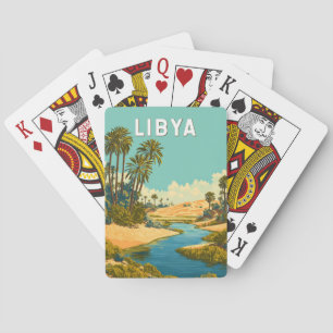 Baraja De Cartas Ilustración de Libia Arte de Viaje Vintage
