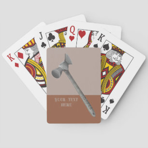 Baraja De Cartas Ilustracion de martillo de café