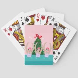 Baraja De Cartas Ilustracion de nadadores artísticos personalizados