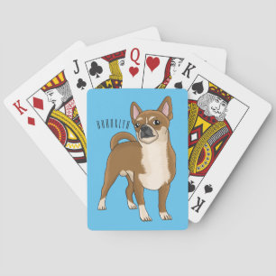 Baraja De Cartas Ilustracion de personalizado chihuahua