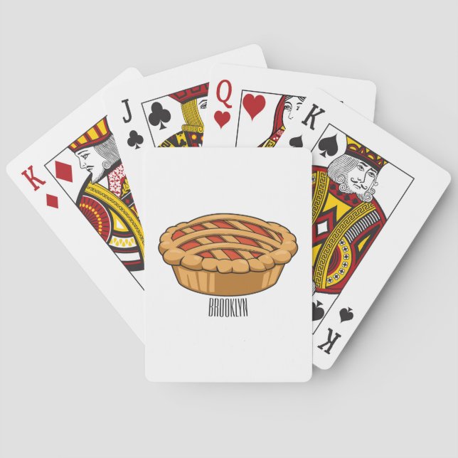 Baraja De Cartas Ilustracion de personalizado circular (Reverso)
