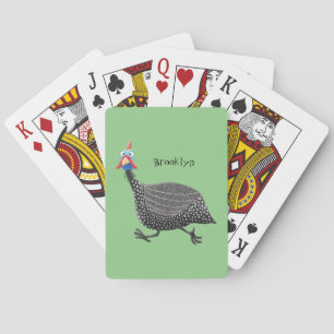Baraja De Cartas Ilustracion de personalizado de aves divertidos de