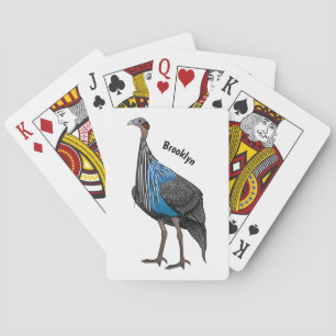 Baraja De Cartas Ilustracion de personalizado de aves silvestres