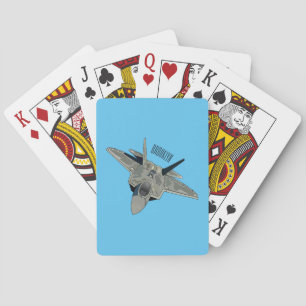 Baraja De Cartas Ilustracion de personalizado de aviones de combate