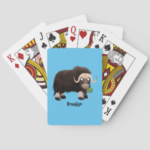 Baraja De Cartas Ilustracion de personalizado de buey hongo
