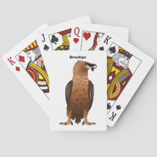 Baraja De Cartas Ilustracion de personalizado de buitre con barba
