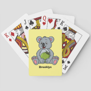 Baraja De Cartas Ilustracion de personalizado de coco y koala cuta