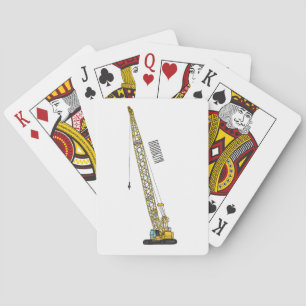 Baraja De Cartas Ilustracion de personalizado de excavadora Draglin