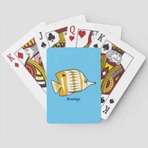 Baraja De Cartas Ilustracion de personalizado de mariposas
