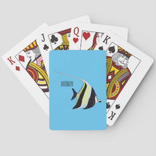 Baraja De Cartas Ilustracion de personalizado de peces moro