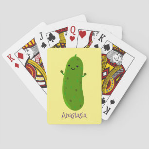 Baraja De Cartas Ilustracion de personalizado de piquetes alegres