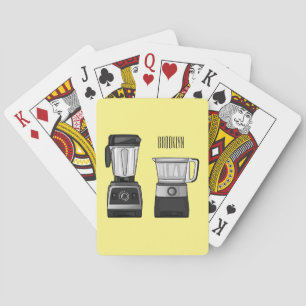 Baraja De Cartas Ilustracion de personalizado de procesador y mezcl