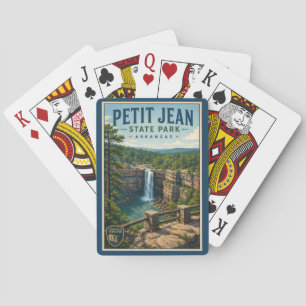 Baraja De Cartas Ilustración de Petit Jean State Park Arkansas Viaj