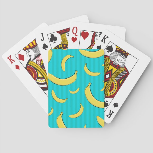 Baraja De Cartas Ilustración de plátano (Reverso)
