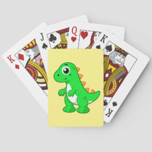 Baraja De Cartas Ilustracion De Tirano Rex.