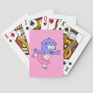 Baraja De Cartas Ilustracion De Una Bailarina De Ballet De Tricerat
