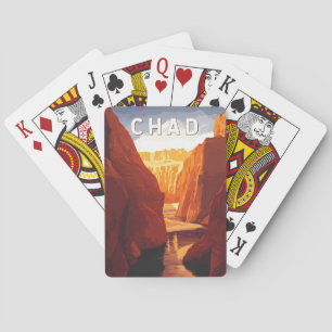 Baraja De Cartas Ilustración de viaje de Chad Arte Vintage