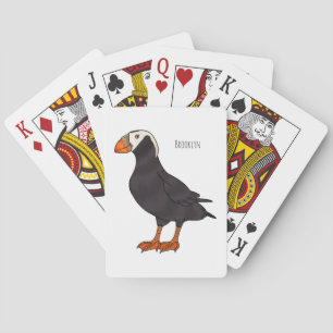 Baraja De Cartas Ilustracion del personalizado de pajarito