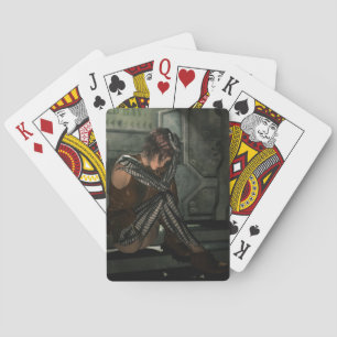 Baraja De Cartas Ilustracion digital femenino de ciborg