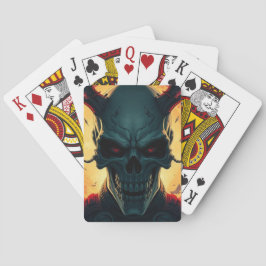 Baraja De Cartas Ilustracion estilo Skull Comics Fantasy Art