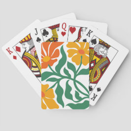 Baraja De Cartas Ilustración floral