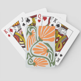 Baraja De Cartas Ilustración floral