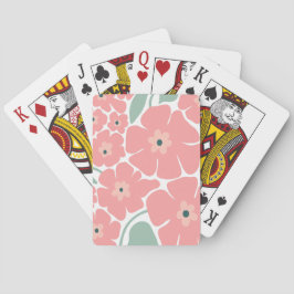 Baraja De Cartas Ilustración floral
