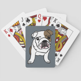 Baraja De Cartas Ilustracion inglés de los perros caseros del