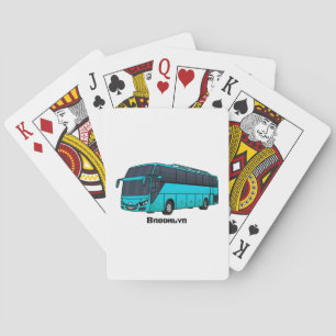 Baraja De Cartas Ilustracion moderno de personalizado de autobús de
