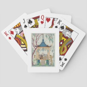 Baraja De Cartas Ilustracion para los "Fetes Galantes" por Paul