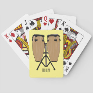 Baraja De Cartas Ilustracion personalizado Bongo drum