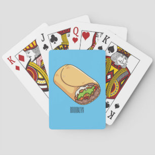 Baraja De Cartas Ilustracion personalizado Burrito