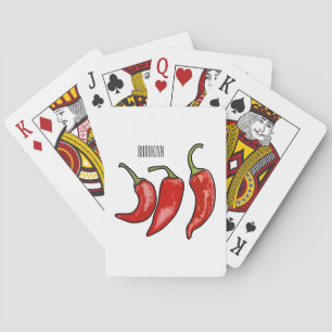 Baraja De Cartas Ilustracion personalizado Chili